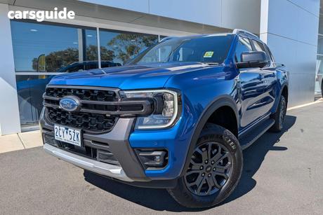 Blue 2025 Ford Ranger Double Cab Pick Up Wildtrak 3.0 (4X4)