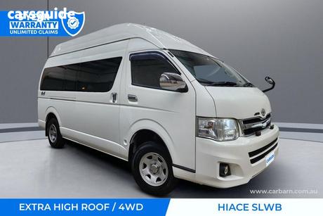 White 2013 Toyota HiAce Commercial DX
