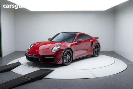 Red 2024 Porsche 911 Coupe Turbo S