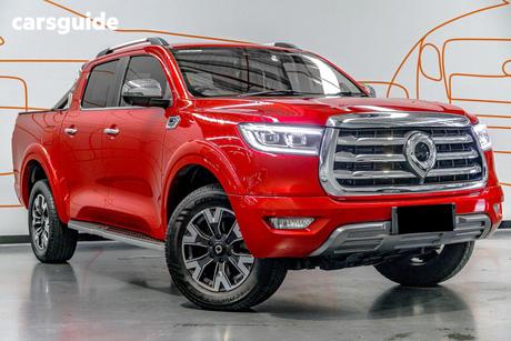 Red 2022 GWM UTE Dual Cab Utility Cannon-X (4X4)