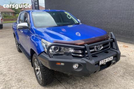 Blue 2016 Toyota Hilux Dual Cab Utility Sr5 (4X4)