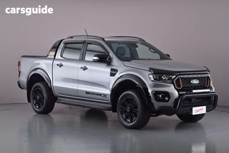 Silver 2021 Ford Ranger Double Cab Pick Up Wildtrak 2.0 (4X4)