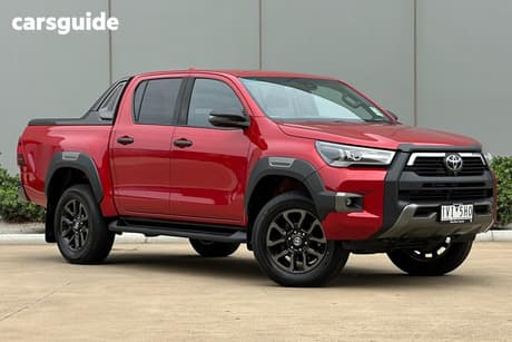 Red 2022 Toyota Hilux Double Cab Pick Up Rogue (4X4)