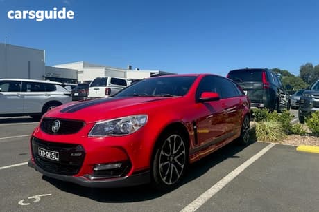 Red 2017 Holden Commodore Sportswagon Ss