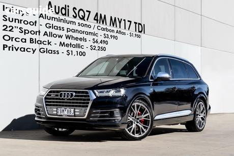 Black 2017 Audi SQ7 Wagon 4.0 Tdi V8 Quattro