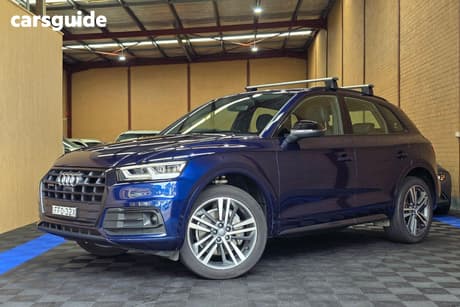 Blue 2020 Audi Q5 SUV 45 TFSI QUATTRO SPORT FY MY20