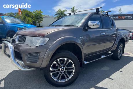 Brown 2015 Mitsubishi Triton Double Cab Utility Glx-R (4X4)