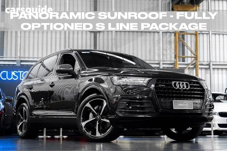 Black 2020 Audi Q7 Wagon 50 Tdi Quattro S Line (Hybrid)