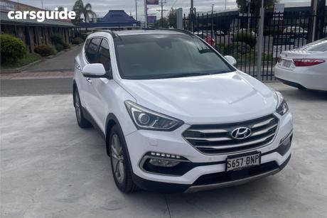 White 2016 Hyundai Santa FE Wagon Highlander Crdi (4X4)