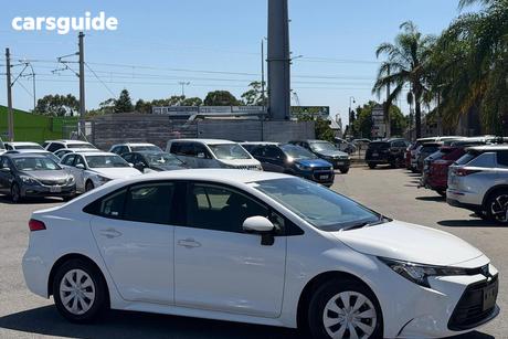 White 2024 Toyota Corolla Sedan Ascent Sport Hybrid