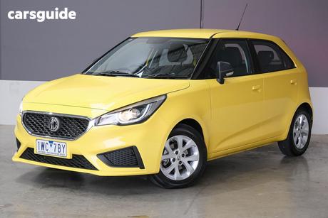 Yellow 2022 MG MG3 Hatchback Core