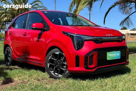 Red 2025 Kia Picanto Hatchback Gt Line (Pe2)
