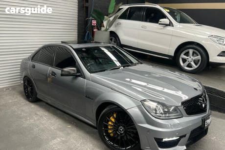 Grey 2011 Mercedes-Benz C63 Sedan Amg