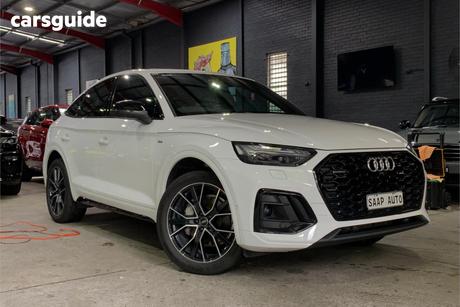 White 2022 Audi Q5 Sportback 45 Tfsi Quattro S Line Mhev