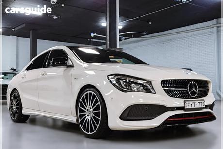 White 2018 Mercedes-Benz CLA250 Coupe Sport 4Matic