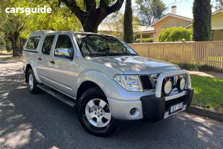 Silver 2007 Nissan Navara Dual Cab Pick-up St-X