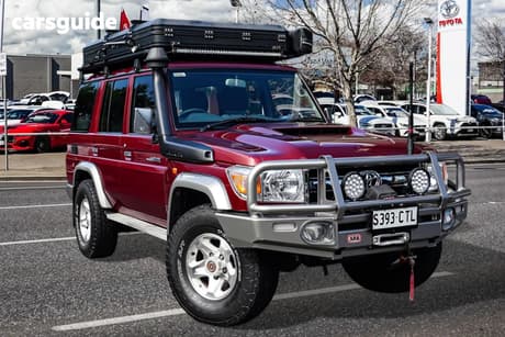 Red 2021 Toyota Landcruiser Wagon Gxl