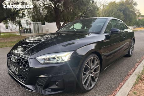 Black 2022 Audi A5 Coupe 45 Tfsi Quattro S Line Mhev