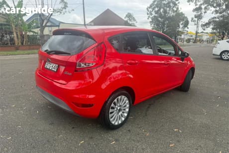 Red 2010 Ford Fiesta Hatchback Lx