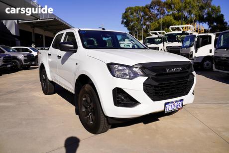 White 2025 Isuzu D-MAX Crew Cab Utility Sx (4X4)