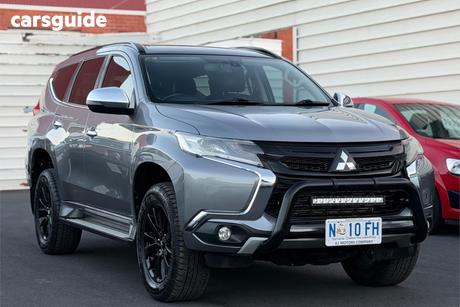 Grey 2019 Mitsubishi Pajero Sport Wagon Black Edition (4X4) 7 Seat