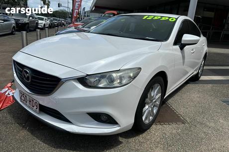 White 2012 Mazda 6 Sedan Sport