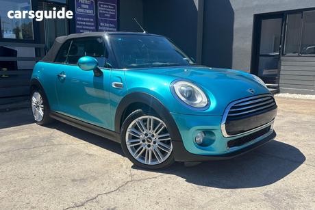 Blue 2017 Mini Cabrio Convertible Cooper