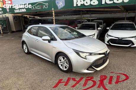 Silver 2022 Toyota Corolla Hatchback Ascent Sport Hybrid
