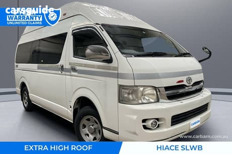 White 2008 Toyota HiAce Commercial 4WD