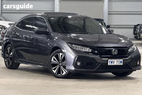 Grey 2017 Honda Civic Hatchback Vti-Lx