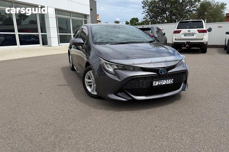Grey 2022 Toyota Corolla Hatchback Ascent Sport Hybrid