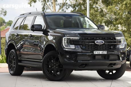Black 2025 Ford Everest Wagon Sport (4Wd)