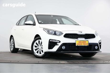 White 2021 Kia Cerato Hatchback S