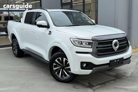 White 2025 GWM Cannon Alpha Dual Cab Utility Ultra (4X4)