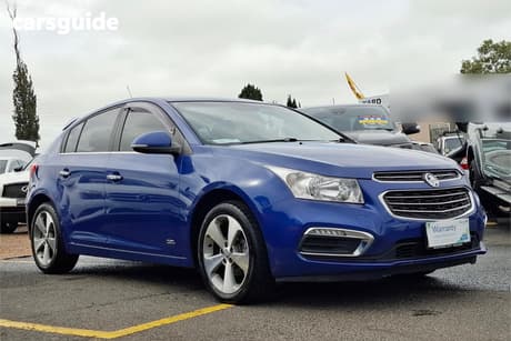 Blue 2016 Holden Cruze Hatchback Z-Series