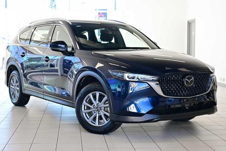 Blue 2023 Mazda CX-8 Wagon G25 Sport (Fwd)