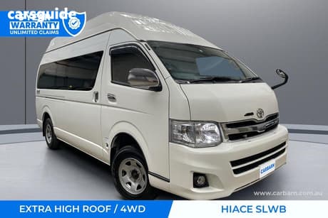 White 2013 Toyota HiAce Commercial AMBULANCE CAR 4WD