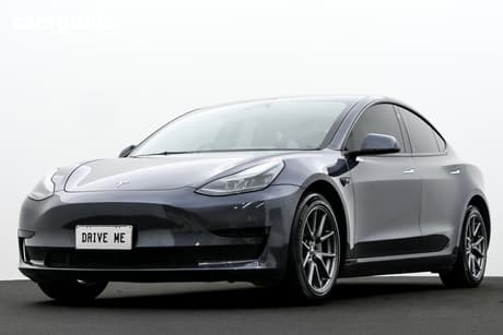 Grey 2023 Tesla Model 3 Sedan Rear-Wheel Drive