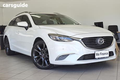 White 2015 Mazda 6 Wagon Gt