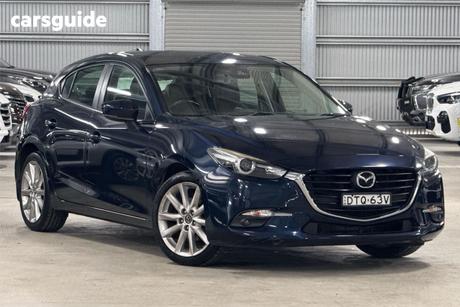 Blue 2017 Mazda 3 Hatchback Sp25 Gt