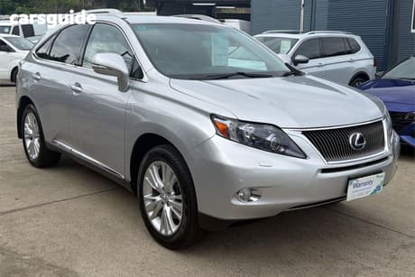 Silver 2011 Lexus RX450H Wagon Prestige