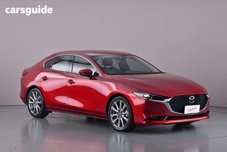 Red 2019 Mazda 3 Sedan G20 Touring