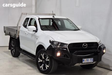 White 2020 Mazda BT-50 Cab Chassis Xt (4X4) (5Yr)