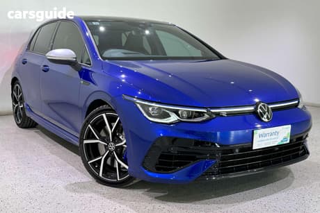 Blue 2022 Volkswagen Golf Hatchback R 4Motion