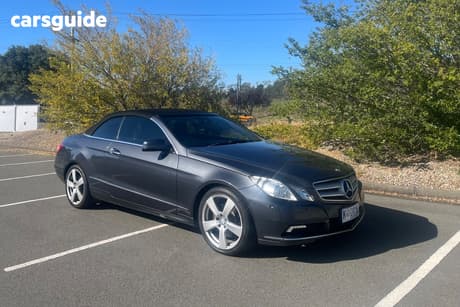 Grey 2010 Mercedes-Benz E350 Cabriolet Avantgarde