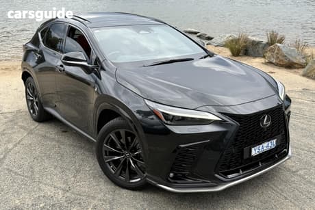 Black 2022 Lexus NX350H Wagon F Sport Hybrid Awd