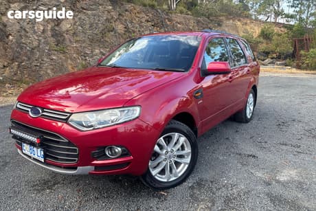 Red 2011 Ford Territory Wagon Ts (4X4)