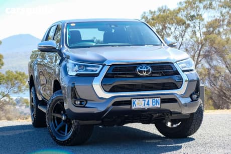 Grey 2021 Toyota Hilux Double Cab Pick Up Sr5 (4X4)
