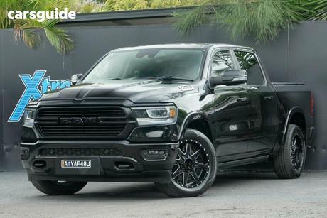 Black 2021 RAM 1500 Crew Cab Utility Laramie