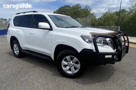 White 2021 Toyota Landcruiser Prado Wagon Gxl